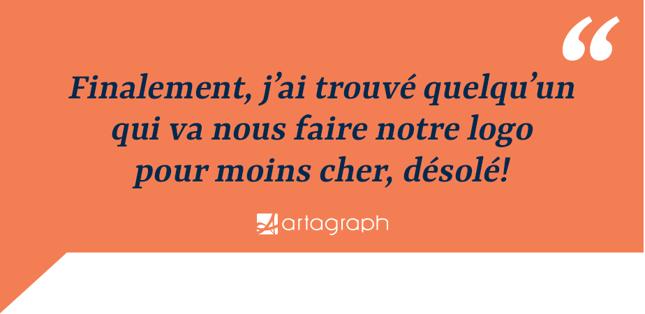 C’est moi qui suis désolée!