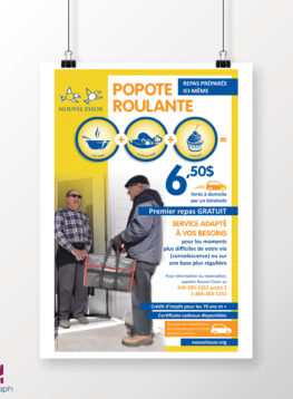 Nouvel Essor – Affiche pour la Popote roulante